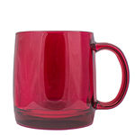 Curved Ruby Red Mug 13oz