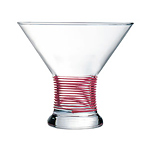Cocktail Glass Pink 10oz